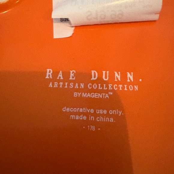 Rae Dunn Orange Artisan Pumpkin Decor - Picture 2 of 3